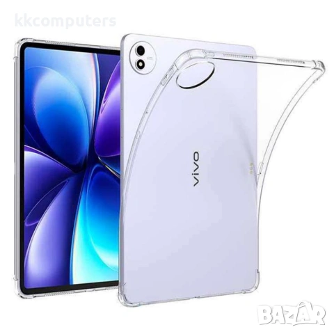 Прозрачен TPU калъф със скрийн протектор за vivo Pad6 Pro