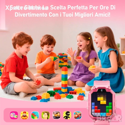 Детски смарт часовник OKYUK T17 4G детски смарт часовник с GPS Панда, снимка 6 - Смарт часовници - 52290429