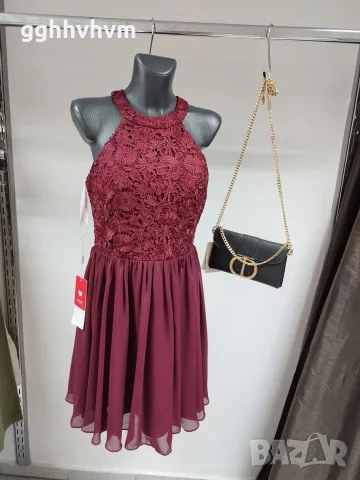 нова рокля бордо