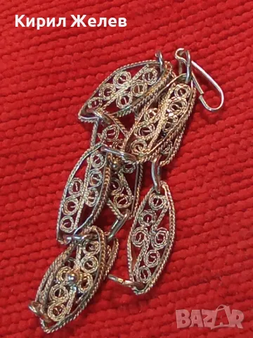 СТАРИННА ФИЛИГРАННА СРЕБЪРНА ГРИВНА СРЕБРО ВИСОКА ПРОБА РЪЧНА МАЙСТОРСКА ФИНА ИЗРАБОТКА 49299, снимка 12 - Антикварни и старинни предмети - 48467990