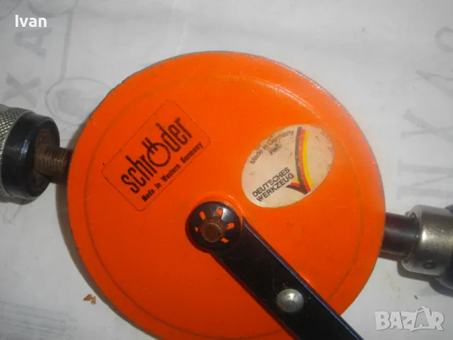 350мм НОВА ф6мм МАЛКА НЕМСКА ФРГ РЪЧНА ДРЕЛКА МАТКАП СТАРОТО КАЧЕСТВО ОТЛИЧНА SCHRODER WEST GERMANY, снимка 5 - Други инструменти - 48385319