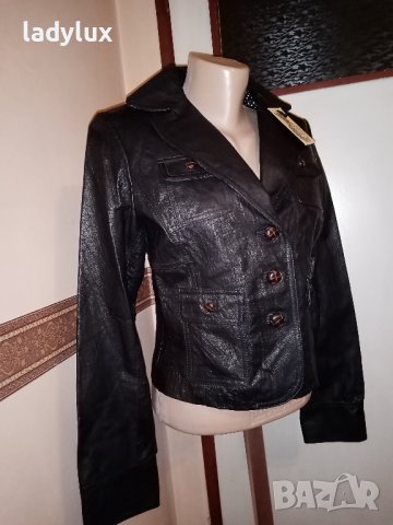 Black Rivet, Ново, Естествена Кожа, Размер S. Код 1867, снимка 3 - Якета - 38034348