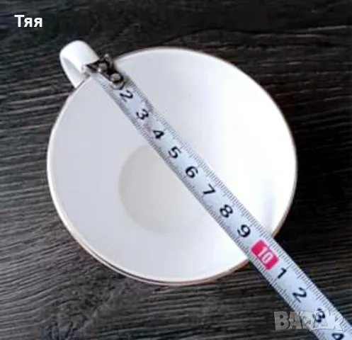 Порцеланово чайниче с чаша 2 в 1, снимка 7 - Други - 48398618