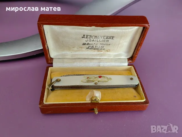 Стара Френска ножка / нож , снимка 2 - Колекции - 50105197