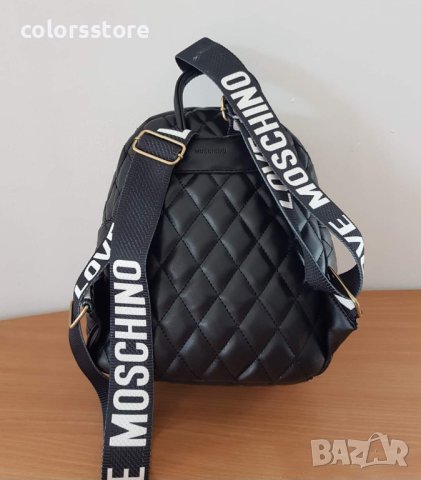 Черна раница  Love Moschino код SG 424, снимка 5 - Раници - 33341374