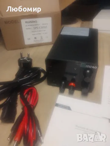 RUZIZAO Настолно захранване Променливо 0~30V 0~10A 150W Фиксиран, 3-цифрен LED дисплей Ток

, снимка 2 - Друга електроника - 48527574