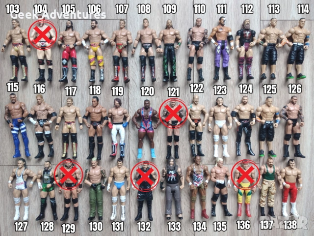 Екшън Фигурки WWE Кеч Pro-Wrestling Action Figures Ambrose Reigns Cena 2/3, снимка 4 - Колекции - 46527048