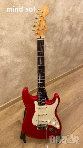 Squier by Fender 62 Reissue Stratocaster Red SQII-STR Japan MIJ