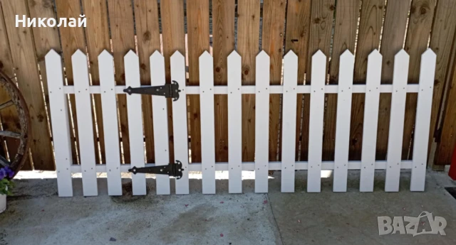 Дървена ограда за детска площадка детски кът дървена декоративна ограда оградка за деца, снимка 2 - Други - 49831594