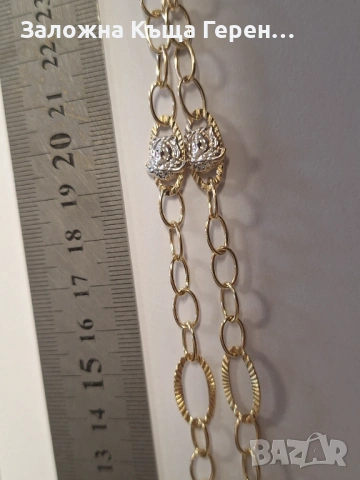Дамско колие 5,72гр., снимка 3 - Колиета, медальони, синджири - 54178453