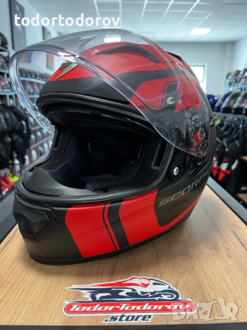 Мото каска за мотор SCORPION EXO-1200 CARBON EVO очила , L 59-60 см.