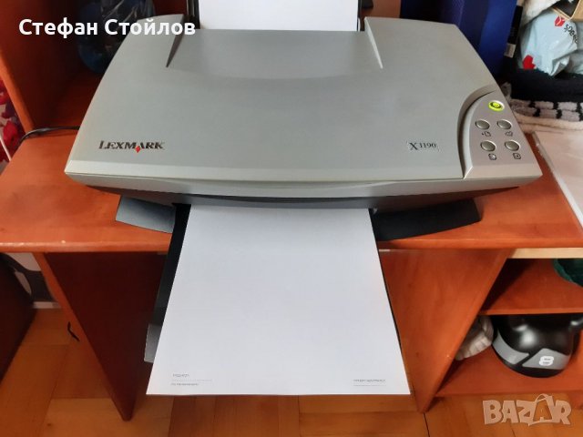 Продавам Принтер LEXMARK X1180 работещ 49лв, снимка 1 - Друго - 38454645