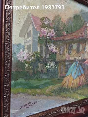 Картина на Симеон Кръстев., снимка 3 - Картини - 56442411