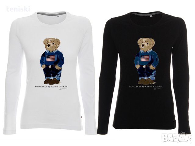  Дамска блуза Ralph Lauren Polo Bear принт Модели и размери , снимка 9 - Блузи с дълъг ръкав и пуловери - 34115012