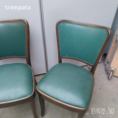 НАЙ ДОБРАТА ОФЕРТА Дизайнерски винтидж столове Roman Geis 1950  , снимка 4 - Антикварни и старинни предмети - 52977097