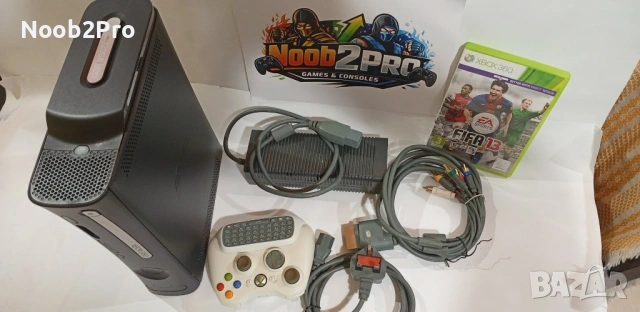 Xbox 360 Fat – 120GB HDD + безжичен контролер с клавиатура, снимка 6 - Xbox конзоли - 53760948