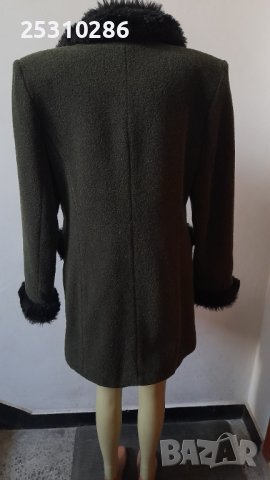 Палто в масленост зелен цвят, снимка 3 - Палта, манта - 42700825