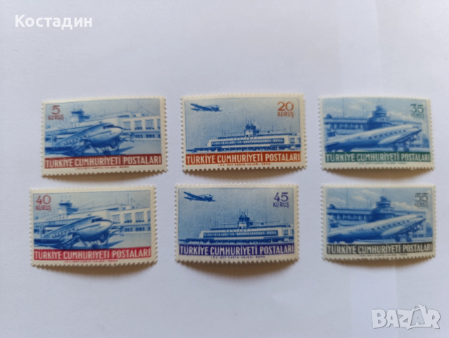 Пощенски марки 1954