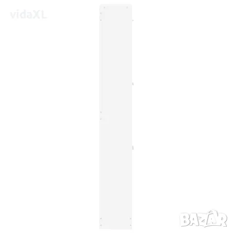 vidaXL Шкаф за обувки, бял, 59x17x108 см, инженерно дърво, снимка 5 - Шкафове - 56147118