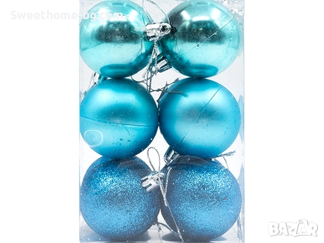 Коледни топки 5см. 12бр.