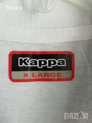 Kappa оригинална бяла мъжка тениска размер XL, снимка 4 - Тениски - 36573722