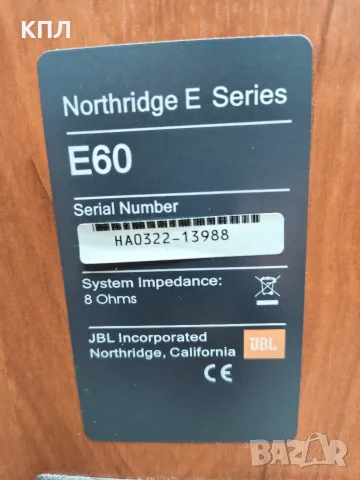Тонколони JBL Northridge E-60, снимка 9 - Тонколони - 56099135