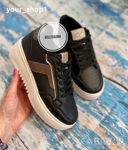 Дамски кецове сникърси 2 цвята , снимка 1