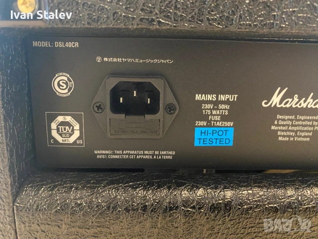 Marshall DSL40CR combo, снимка 6 - Китари - 53909105