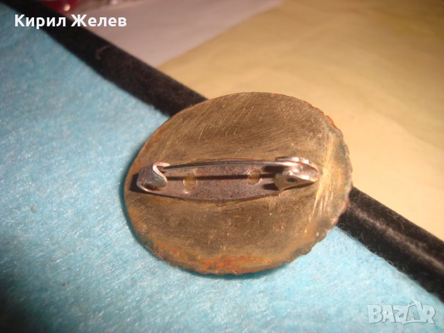 СТАРА ПОСРЕБРЕНА СКЪПОЦЕННА АРТ ДЕКО БРОШКА с БЯЛ ИВИЧЕСТ АХАТ БИЖУ МАЙСТОРСКА РЪЧНА ИЗРАБОТКА 25378, снимка 3 - Антикварни и старинни предмети - 34884026