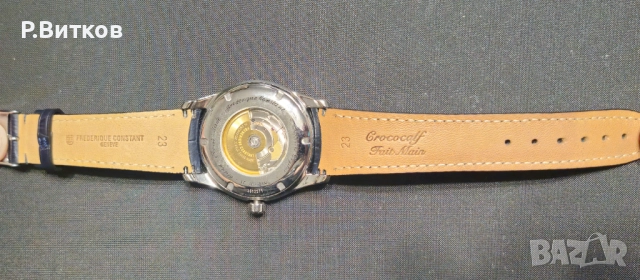 Мъжки часовник Frederique Constant  със сертификат, снимка 3 - Мъжки - 52187768