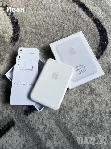 Външна преносима магнитна батерия MagSafe, снимка 4 - Външни батерии - 56244604