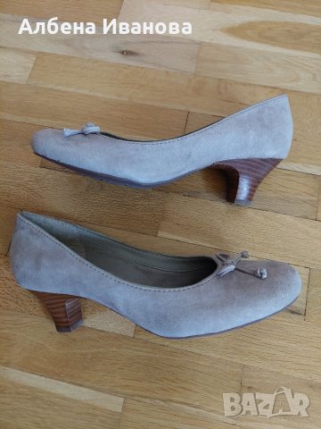 Дамски обувки Clarks с ток 5см, снимка 3 - Дамски обувки на ток - 37134461
