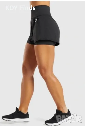Шорти с клин Gymshark Xs, снимка 7 - Къси панталони и бермуди - 56128861