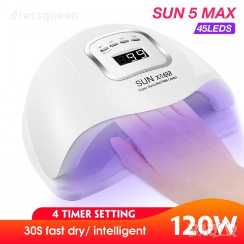 2780 UV Лампа комбинирана за маникюр и педикюр SUN X5, снимка 6 - Продукти за маникюр - 30535541