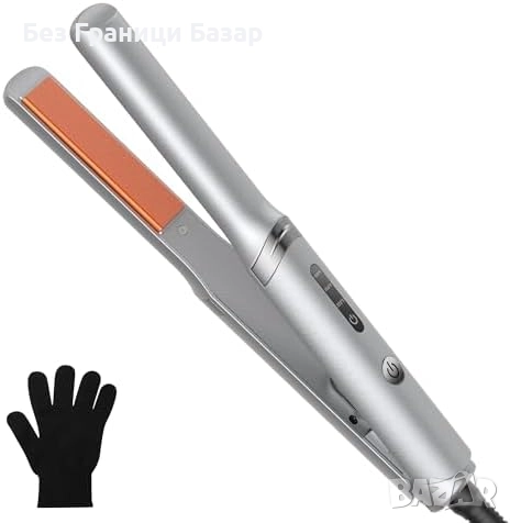 Нова Мини преса за коса 0.7" с йонна технология и авто изключване за жени