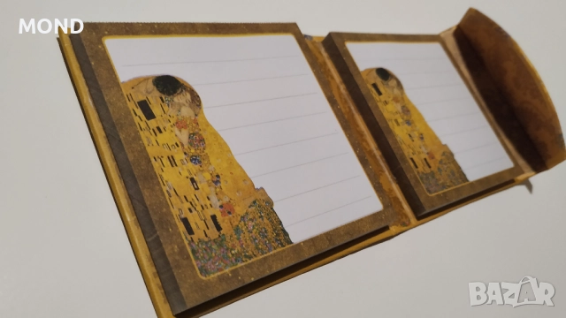 Густав Климт "Целувката" компактно тефтерче, снимка 2 - Други - 52867100