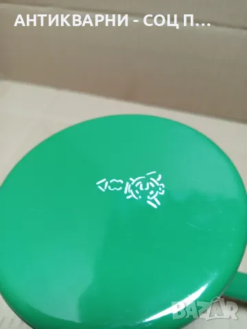 Соц Старо Емайлирано Голямо Джезве 1.300лт., снимка 6 - Антикварни и старинни предмети - 49924316