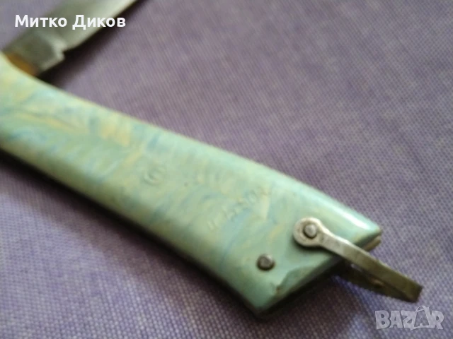 Старо ножче от соца руско без луфт 105х 81мм острие, снимка 6 - Ножове - 51093783