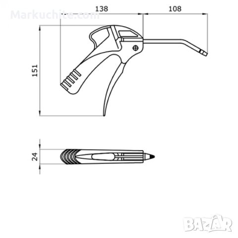 Пистолет за въздух, снимка 2 - Други инструменти - 40478882