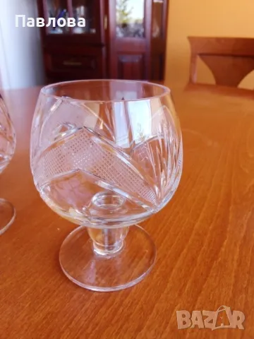 Кристални чаши за коняк,, Рамона ", снимка 2 - Чаши - 47742531