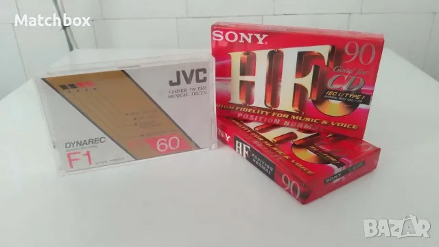 Аудио касети SONY 90 JVC 60 - НОВИ, снимка 2 - Аудио касети - 55329598