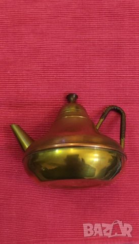 Стар чайник Холандия, от месинг и бакър, мед. , снимка 2 - Антикварни и старинни предмети - 38882380