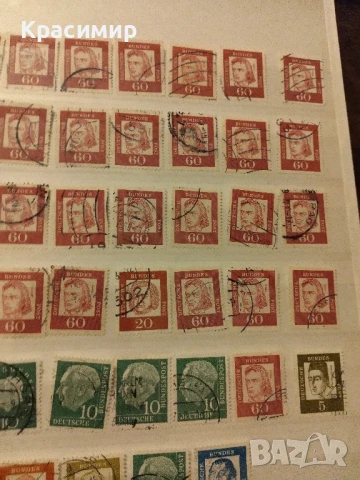 Пощенски марки Германия.120 бр.