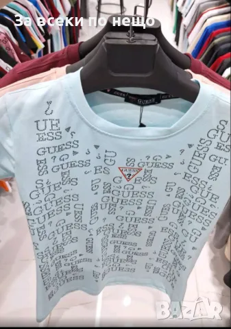 Guess Дамска Тениска👚Дамска Блуза С Къс Ръкав Гес - Налични Различни Цветове Код A432, снимка 2 - Тениски - 49883215