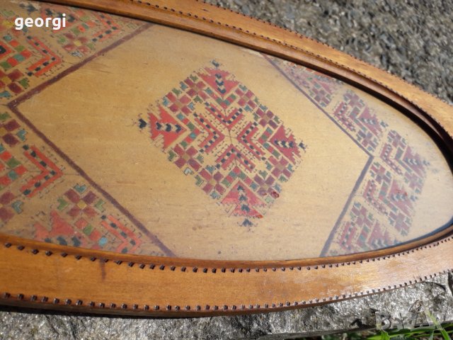 Ретро дървен поднос  10/4, снимка 12 - Антикварни и старинни предмети - 33881151