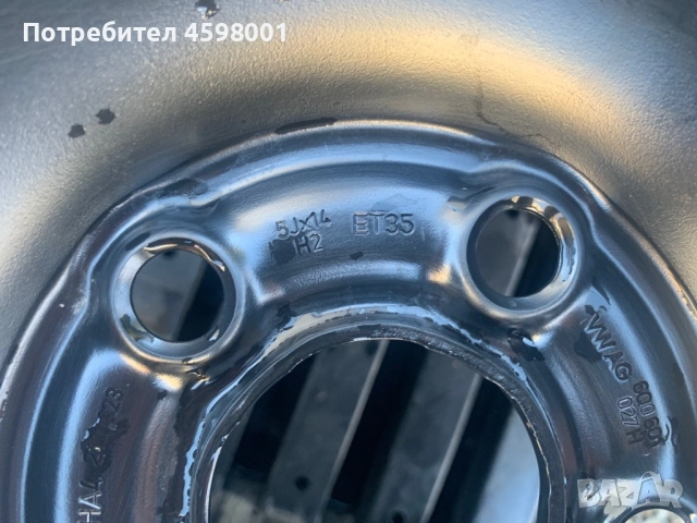 4бр.Оригинални джанти 14цола 5x100 за Vw Polo,Fox,Skoda Fabia,Rapid,Roomster,Praktik,Seat, снимка 14 - Гуми и джанти - 53875355