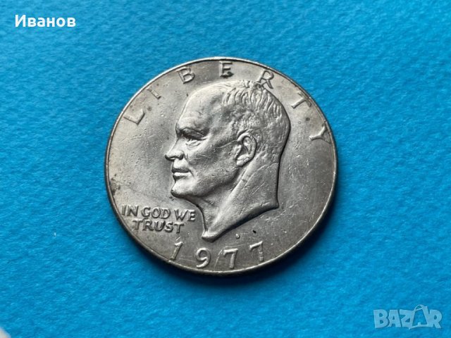 1 долар, 1977 г. - никел, снимка 2 - Нумизматика и бонистика - 31383003