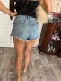 дамски нови накъсани къси дънки zara , снимка 6