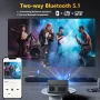 Аndroid LED проектор 1080HD 25000Lumens + Wireless HDMI Set 50m., снимка 5
