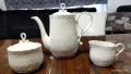 Стар български костен порцелан Бононя Ралица чайник заханица латиера , снимка 1